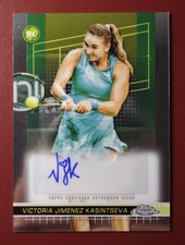 2024 Topps Chrome Tennis Victoria Jimenez Kasintseva RC Auto #TCA-VJK Autograph
