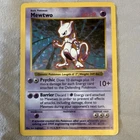 Pokémon TCG Shadowless Mewtwo Base Set Holo Rare 10/102 60 HP 1999 English Card