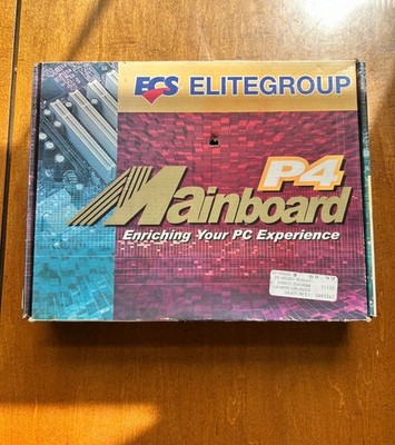 ECS EliteGroup P4VXASD2+ Intel/Windows PC Mainboard New Open Box