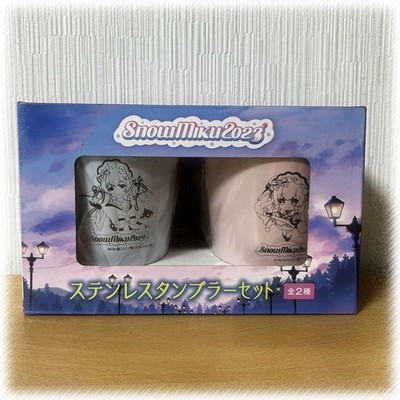 Hatsune Miku Snow Miku 2023 Stainless Steel Tumbler Set B Good Condition