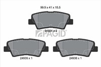 Pagid Bremsbelagsatz Scheibenbremse T1848N FüR Hyundai Tucson JM Sonata 5 NF SUV