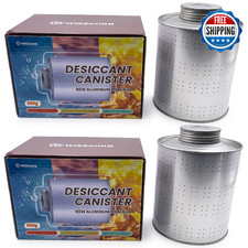 Wisesorb 900g 2-Pack Rechargeable Silica Gel Dehumidifier for Home & Safe