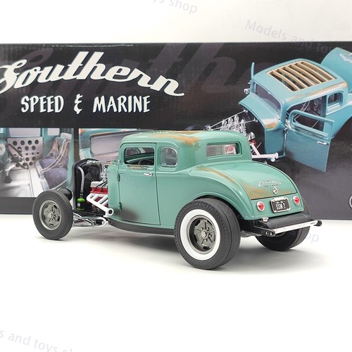 ACME 1:18 SOUTHERN SPEED & MARINE 1932 FORD 5 WINDOW A1805012 Diecast Model Car - Picture 3 of 10