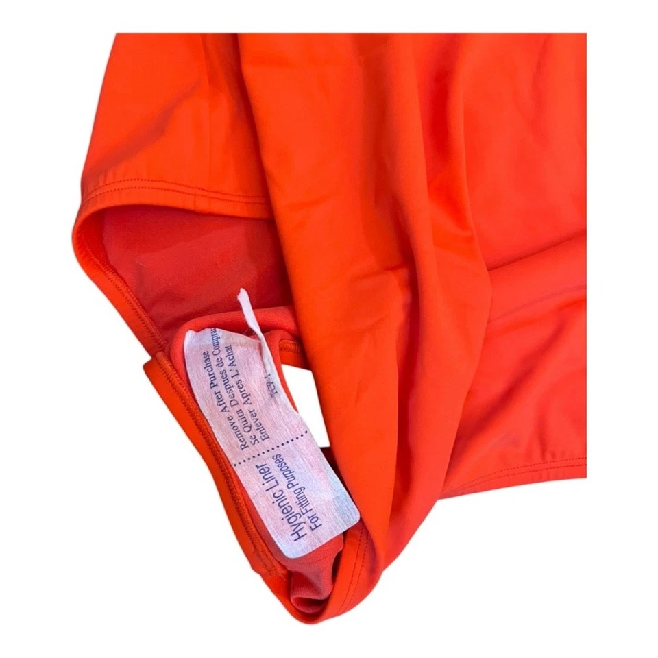 Nuevo con etiquetas Traje de baño Sofia by Sofia Vergara naranja brillante descarado de una pieza para mujer talla 1X” Foto 4 de 4