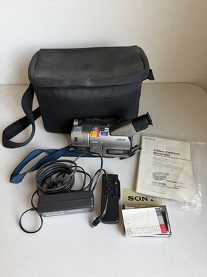 Sony Handycam CCD-TRV66 Hi8 XR Camcorder Bundle TESTED Battery Manual Remote