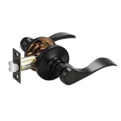 Probrico Black Door Handle Passsge Levers for Closet and 1 Pack, 