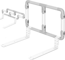 Retaoldth Folding Bed Assist Rail Aluminum Safety Bed Rail for Seniors