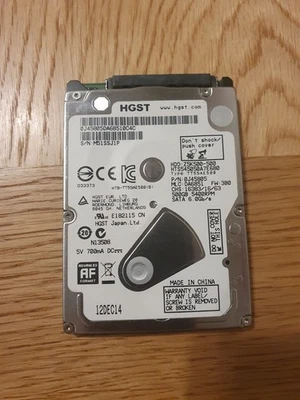HGST Z5K500 500GB 2.5" SATA Hard Drive - Image 1 of 2