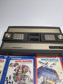 MATTEL INTELLIVISION SYSTEM CONSOLE 2609 Plus 4 Games
