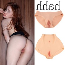 Silicone Fake Vagina Pants Hip Enhancer Transgender Panties For Crossdresser