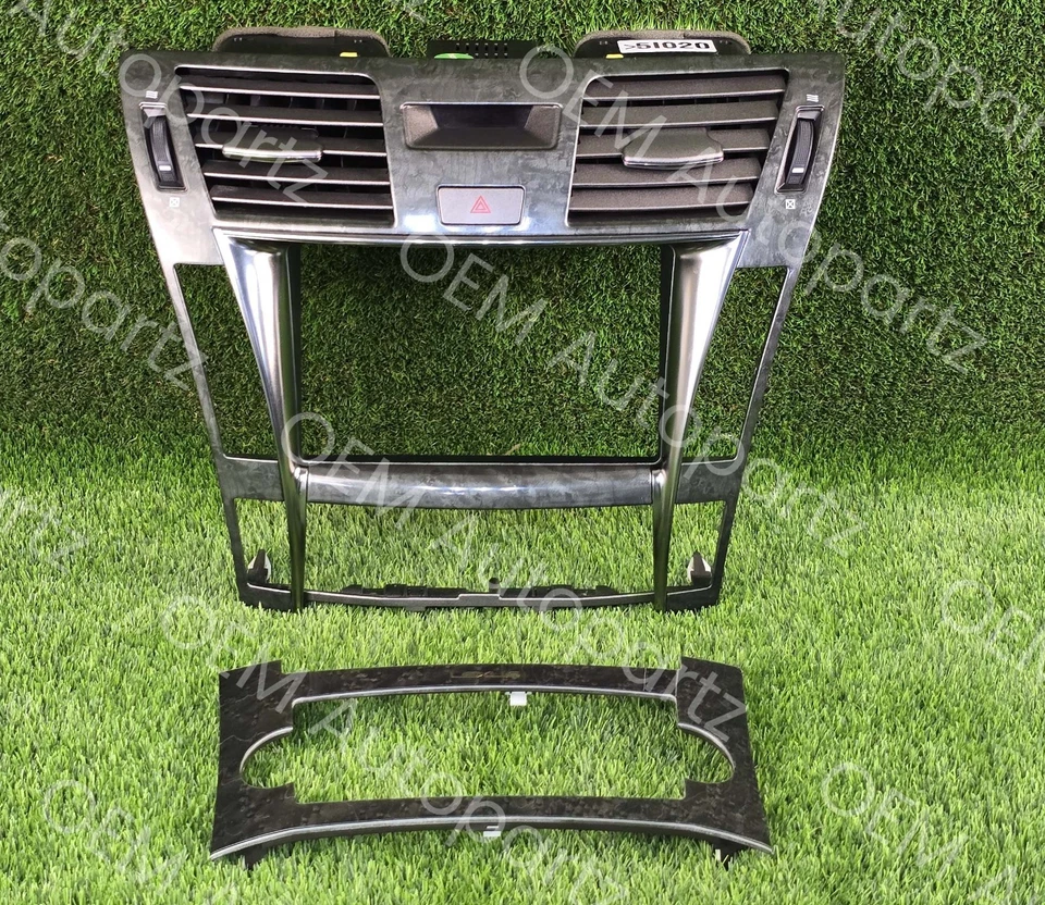 Lexus LS460 LS460L LS600H 2007-2009 ventilación aire navegación moldura madera bisel JDM Foto 2 de 4