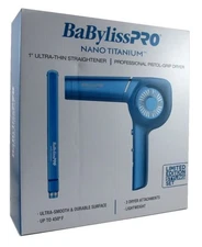 BL Babyliss Pro Dryer 1875 Watt + 1 Inch Flat Iron Utra-Thin