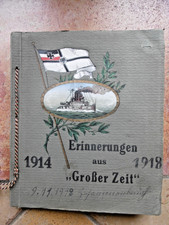 Soldaten Postkartenalbum 1. Weltkrieg 119 Karten