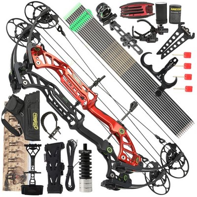 350FPS Compound Bogen 40-75lbs Bogenschießen Jagd Bogenschießen 25.5-30.5 Zoll