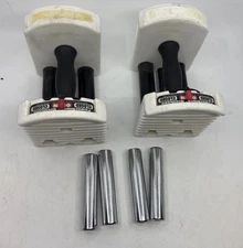 Powerblock Urethane 33 u33 Handles Grips Set w/ 4 Adder Weights 2.5 Pounds Each