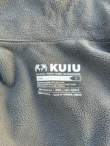 Kuiu Guide DCS Jacket Large Ash Men’s Fleece Lined - Picture 4 of 8