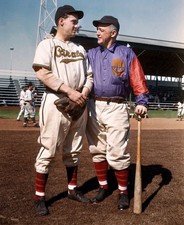 Arky Vaughan & Frankie Frisch-color  Colorized 8x10 Print-FREE SHIPPING