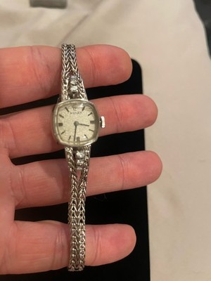 Vintage 14k Gold Ladies Classique Rolex Watch With Diamonds