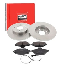 MAPCO BREMSSCHEIBEN 240mm + BELÄGE VORNE passend für FIAT 500 PUNTO SEICENTO FOR