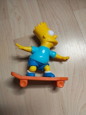 Bart Simpson Skater Figure Toy 1990 Toffc