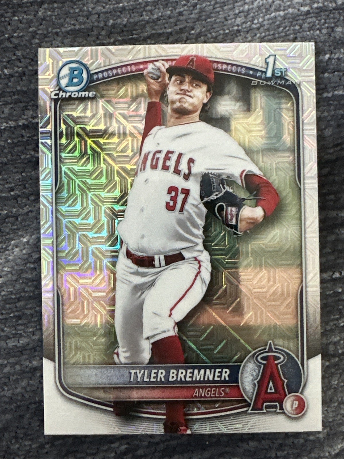 2025 Bowman Chrome Draft MOJO REFRACTOR #BDC-37 TYLER BREMNER RC Rookie 1ST
