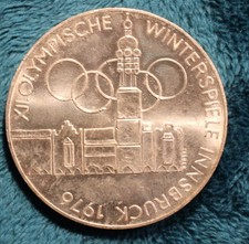 1976 Austria 100 Schilling Innsbruck Winter Olympics silver coin Austrian Mint