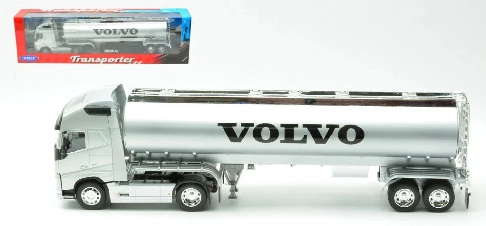 WELLY  TRANSPORTER 1:32 DIE CAST CAMION VOLVO FH 4x2 CON CISTERNA  ART  32692 - Immagine 2 di 2