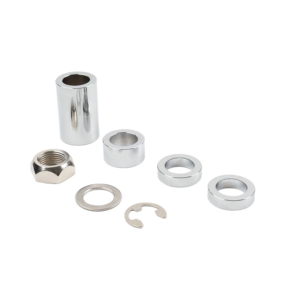 Motorcycle Rear Axle Nut Spacer Kit For Harley Softail FLST FSXT 2008+ Foto 3 de 4