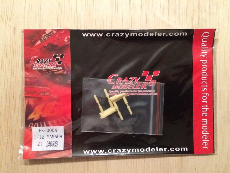 1/12 CRAZY MODELER FK0004 : ACCESSOIRE RESINE YZR M1 FOOT PEG REPOSE PIED YAMAHA - Photo 1/1