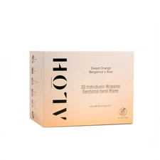 ALŌH Skin - Softening Sanitizing Hand Wipes – Sweet Orange Bergamot (