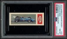 1973 Nabisco Speedway Card #23, "Formula 500" McLaren, PSA Graded NM-MT 8