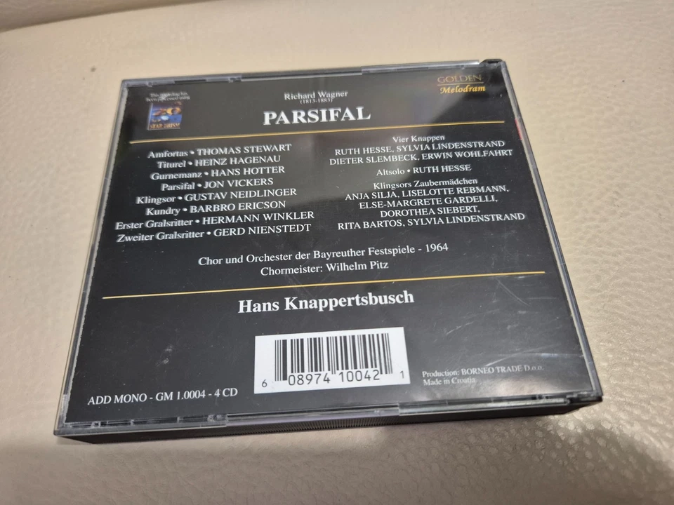 Richard Wagner CD Parsifal Hans Knappertsbusch Bayreuth 1964 - Bild 2 von 2