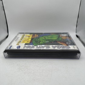 The Incredible Hulk Sega Saturn Complete CIB Manual Reg Card VGC