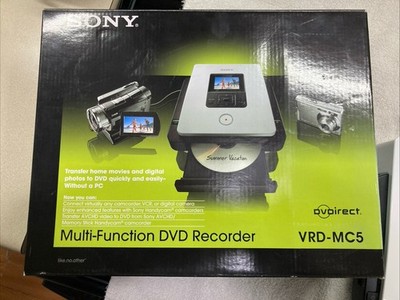 SONY Multi Function DVD Recorder VRD-MC5 With Power Cord Powers On But Untested
