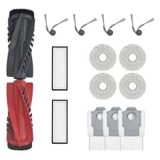 Main Brush Roller Brush Front Rear Filter Cartridge for Roborock/Q Revo Curv