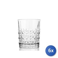 6X Dof GläSer Aus Transparentem Glas Dekoriert Este Cl39