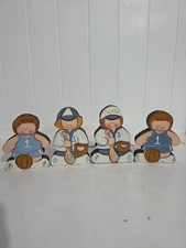 Hand Cut Outs Set Of 4 2 Tigers Baseball,2 Basket Ball