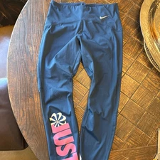 Nike Womens Tights L Blue Speed Icon Clash 7/8 Length CJ1932-432