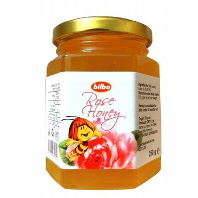 Queen of Honey - Natürlicher Rosenhonig aus Bulgarien, 250 g. Für Kuchen, Tee