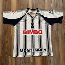 Camiseta Aba Sport Rayados de Monterrey 1998-1999 Auténtica Especial Talla L