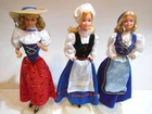 1980's vintage Barbie Doll Lot of 3