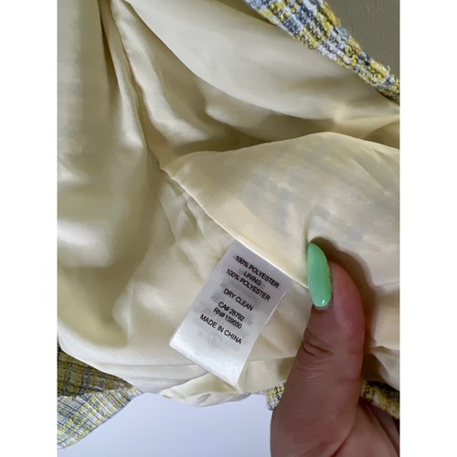 Anthropologie Maison d’ Amelie Tweed Collared Blazer Suit Jacket Top - Picture 18 of 18
