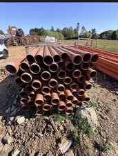 Drainage Pipes From Building Project Multiple Sizes