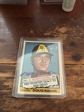1976 Topps - Traded Doug Rader #44T Autograph