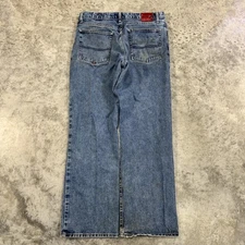 Quiksilver Quik Jean Jeans Mens 34x32 Blue Denim Straight Leg Vintage Skate Y2K