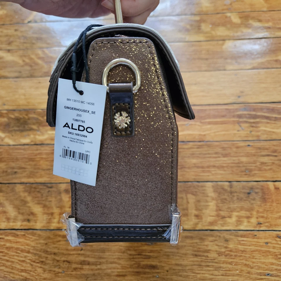 ALDO Christmas Gingerbread House Top Handle Crossbody NWT Novelty Rare Limited - Image 2 of 4