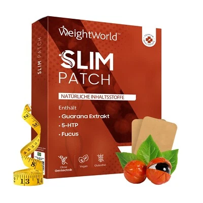 WEIGHTWORLD Guarana - 60 Slimming Pflaster - Abnehmen & Gewichtsmanagement - Guarana Extrakt