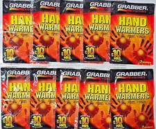 10PK - Grabber Warmers 10 Hours HAND Warmers - 20 Grabber 10 Pairs - Exp 2026