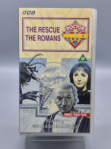 Doctor Who : The Rescue / The Romans VHS - Double Pack - BBC - Hartnell