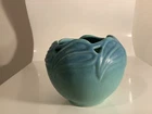 Vintage Van Briggle Blue Philodendron Vase Col Spgs